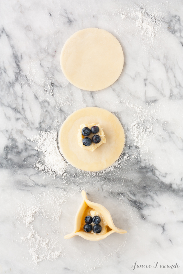 making-blueberry-almond-mini-pies