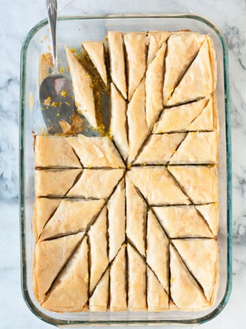 Pistachio baklava