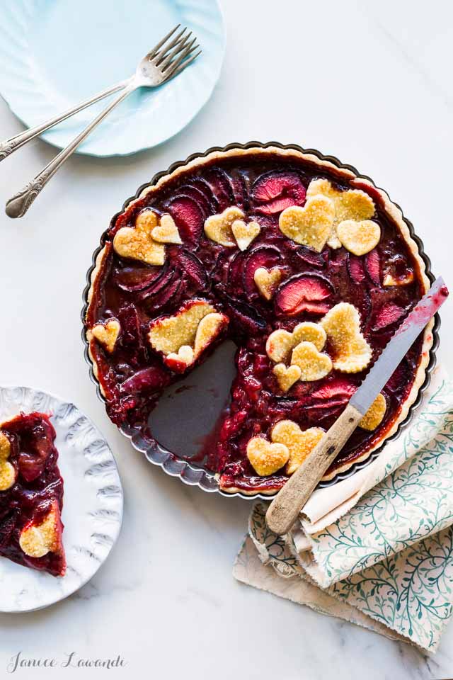 Plum tart with muscovado | @ktchnhealssoul