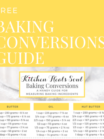 FREE BAKING CONVERSIONS GUIDE chart